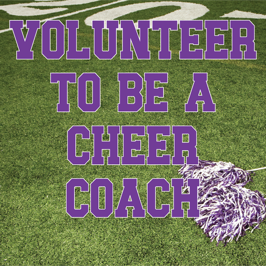 Volunteer to be a Cheer Coach