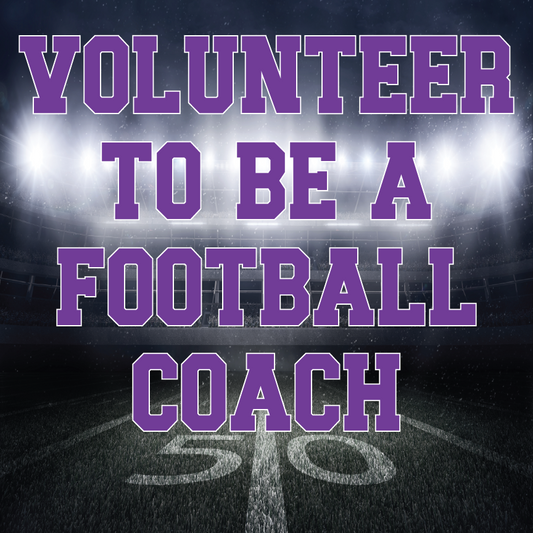 Volunteer to be a Football Coach